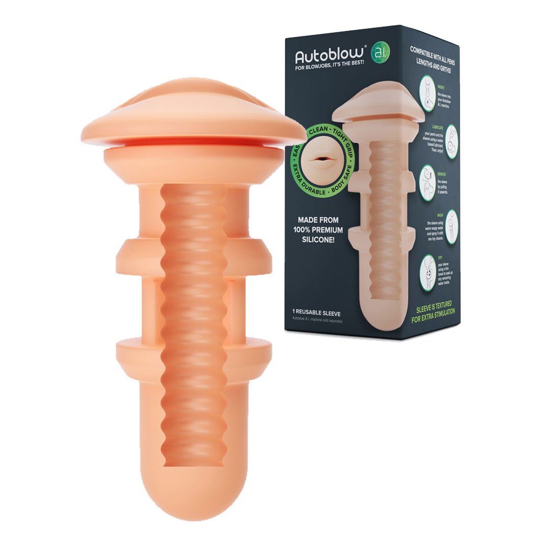 Autoblow A.I. Silicone Mouth Masturbator Sleeve