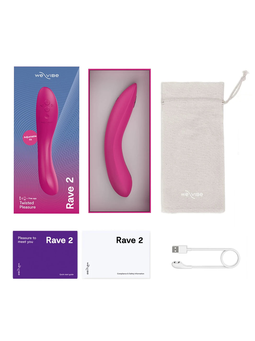 WeVibe Rave 2 G-Spot Massager - joujou.com.au