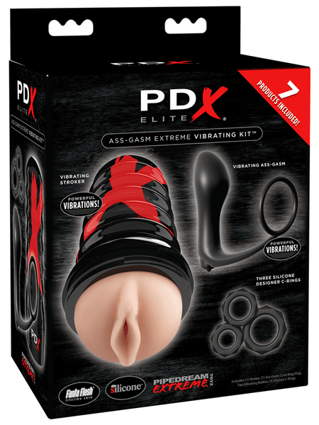 PDX Elite Ass-Gasm Vibrating Kit - joujou.com.au