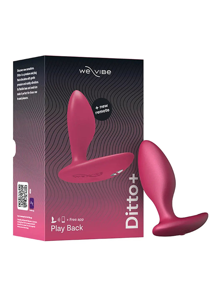 WeVibe Ditto Plus Vibrating Butt Plug - joujou.com.au