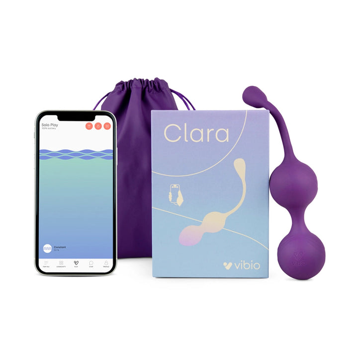 Vibio Clara Vibrating Kegel Balls with App - joujou.com.au