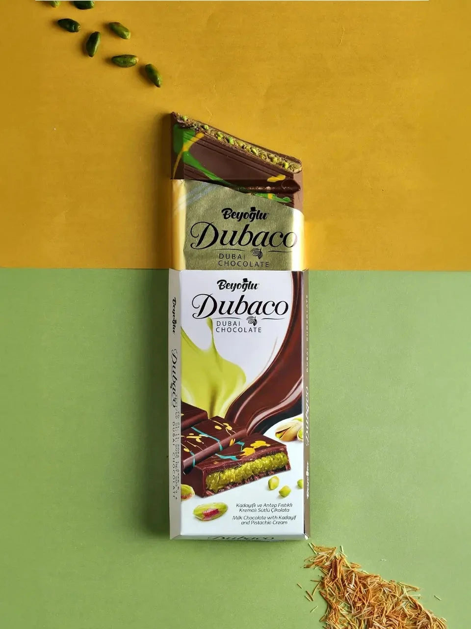 Dubai Chocolate Dubaco with Pistachio and Kadaifi - joujou.com.au