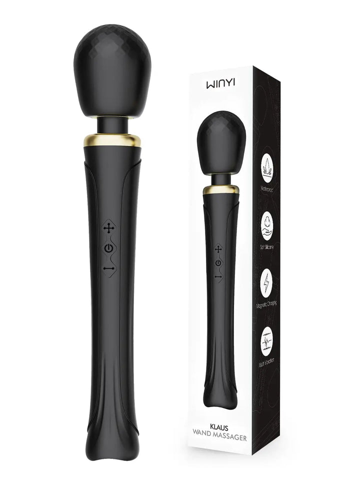 Winyi Klaus 20-Mode Vibrating Wand Massager - joujou.com.au