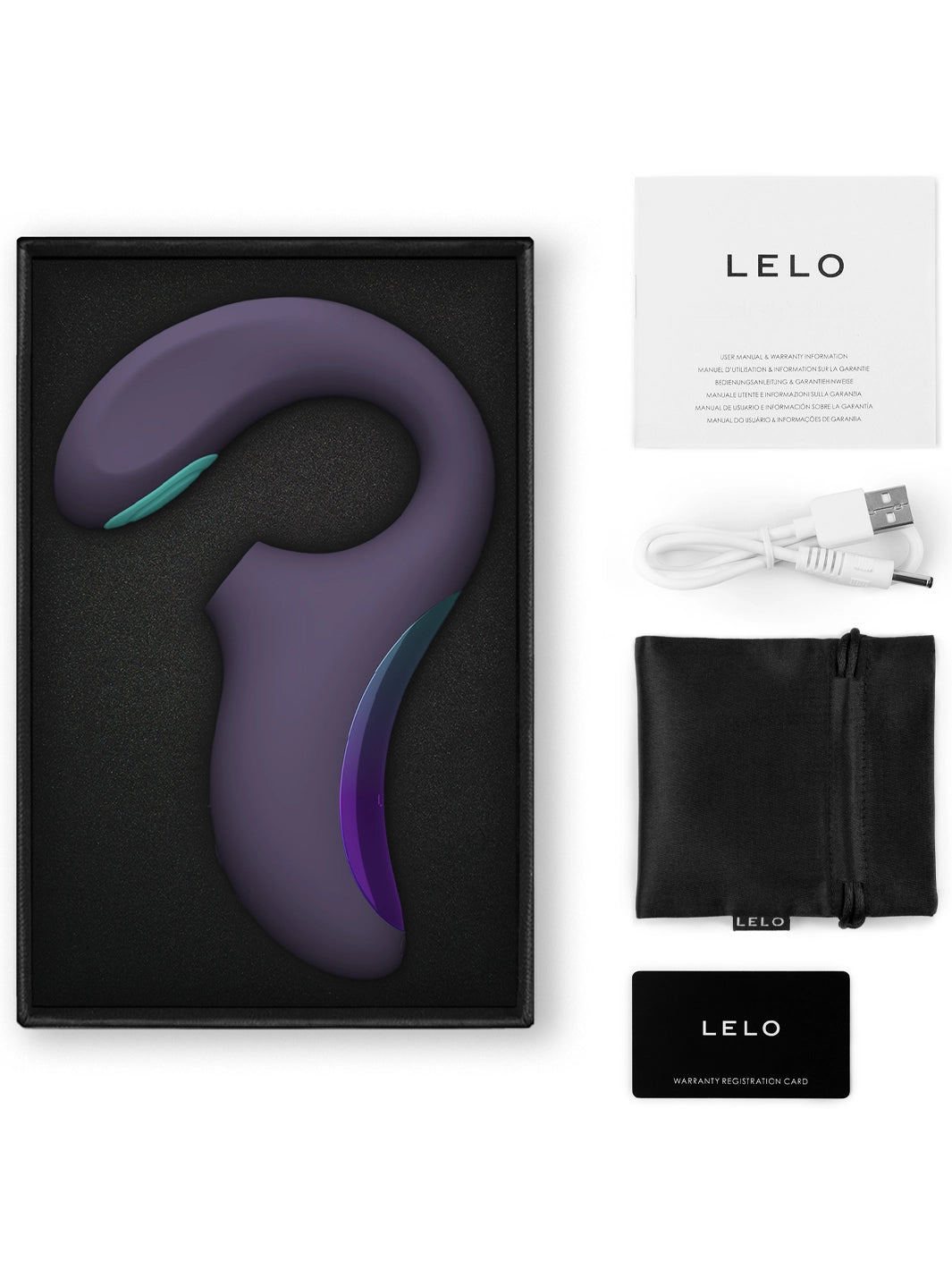 LELO Enigma Double Sonic Triple Stimulation Massager - joujou.com.au