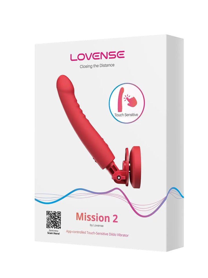 Lovense Mission 2 Touch Sensitive Vibrating Dildo - joujou.com.au