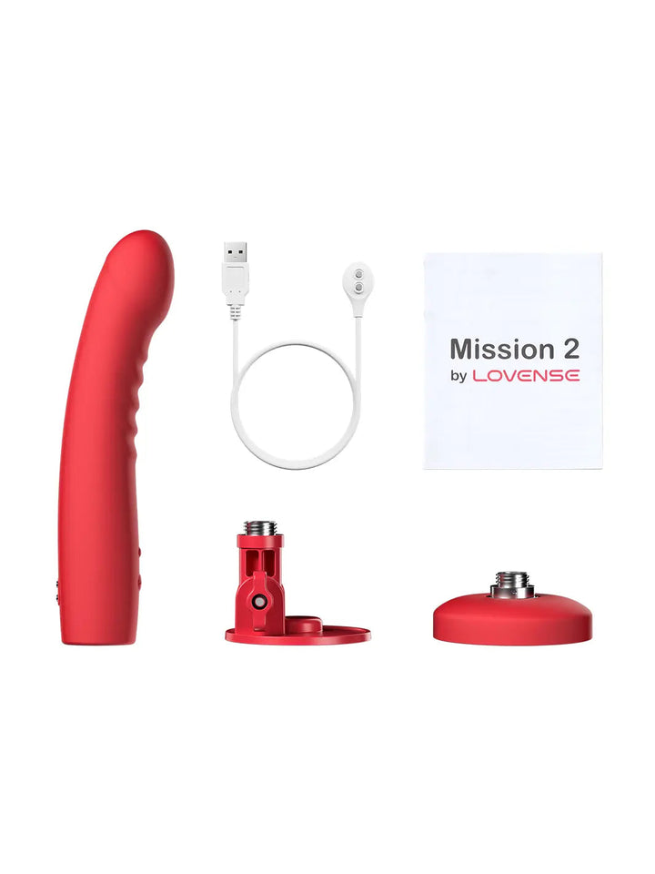 Lovense Mission 2 Touch Sensitive Vibrating Dildo - joujou.com.au