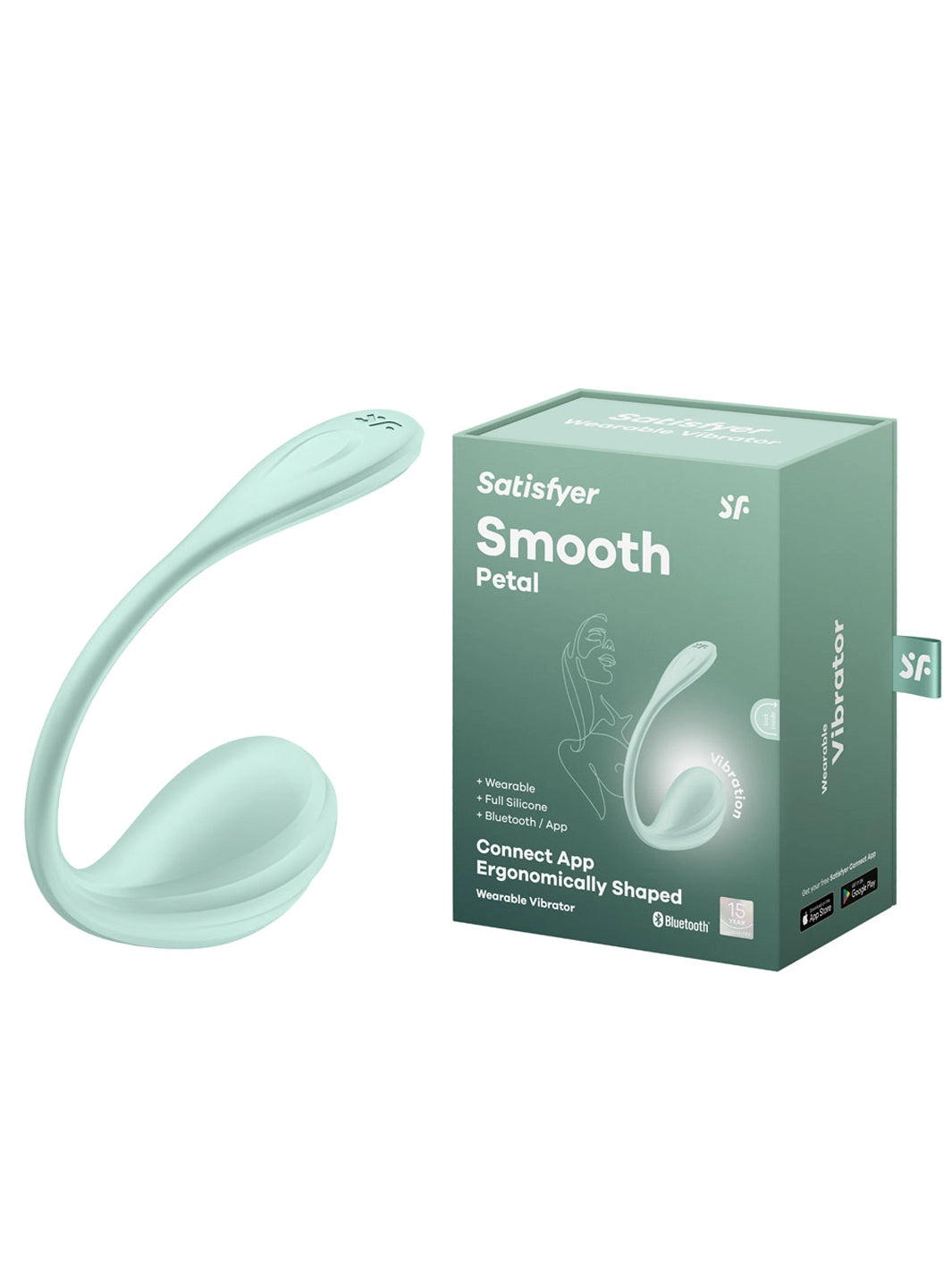 Satisfyer Smooth Petal App Controlled G-Spot Egg Vibrator - joujou.com.au