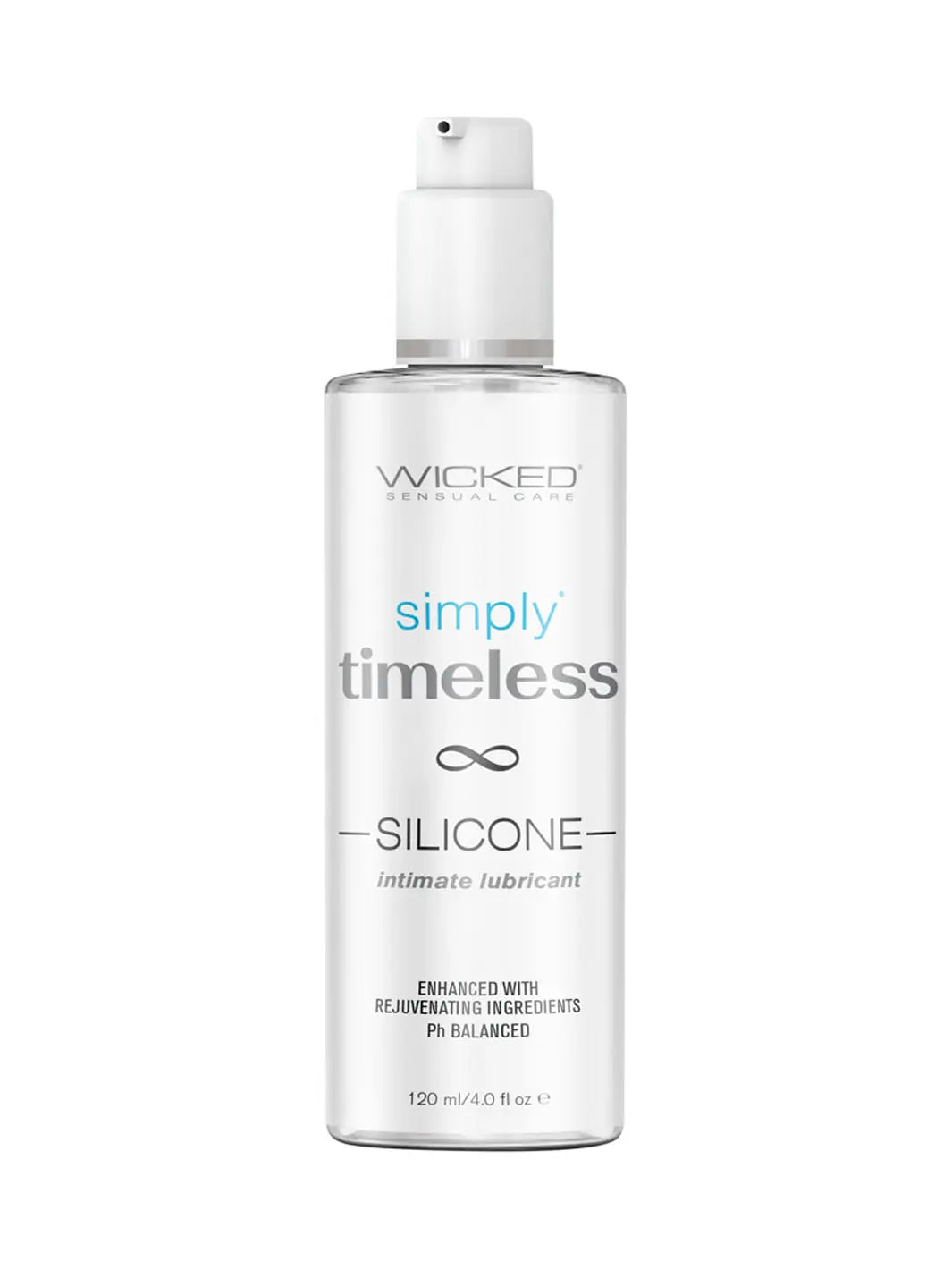 Wicked Simply Timeless PH Balanced With Vitamin E Silicone Lubricant - joujou.com.au