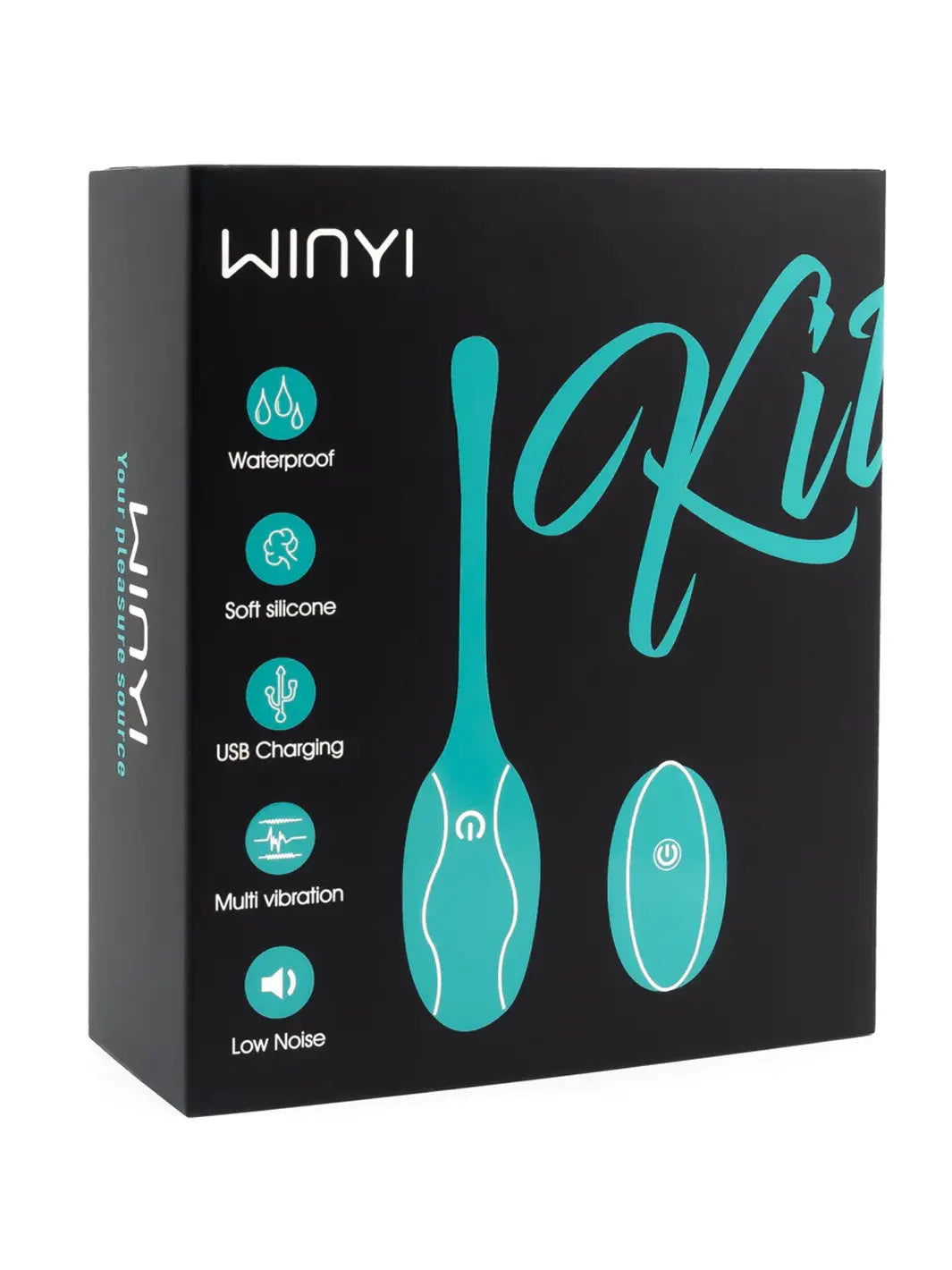 Winyi Kitty Vibrating Kegel Egg - joujou.com.au