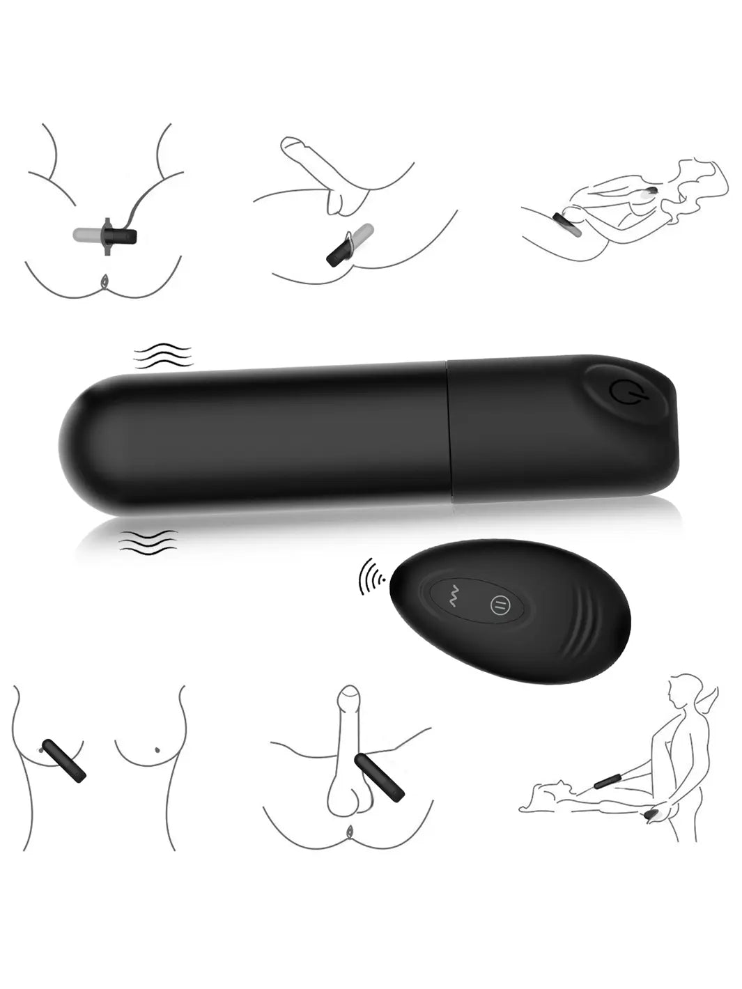 Winyi Rick Remote Control Bullet Vibrator - joujou.com.au