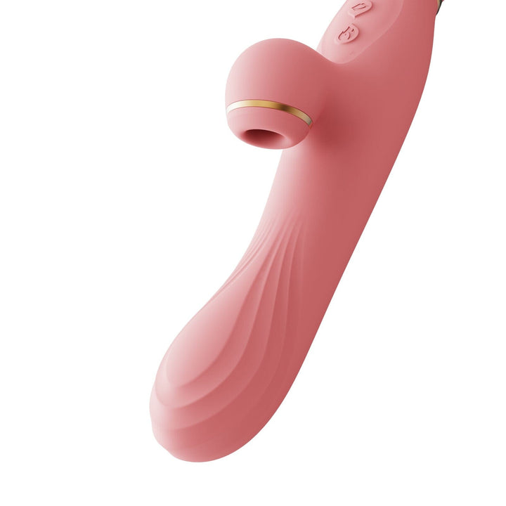 ZALO Rose Rabbit Vibrator With Clitoral Suction - joujou.com.au