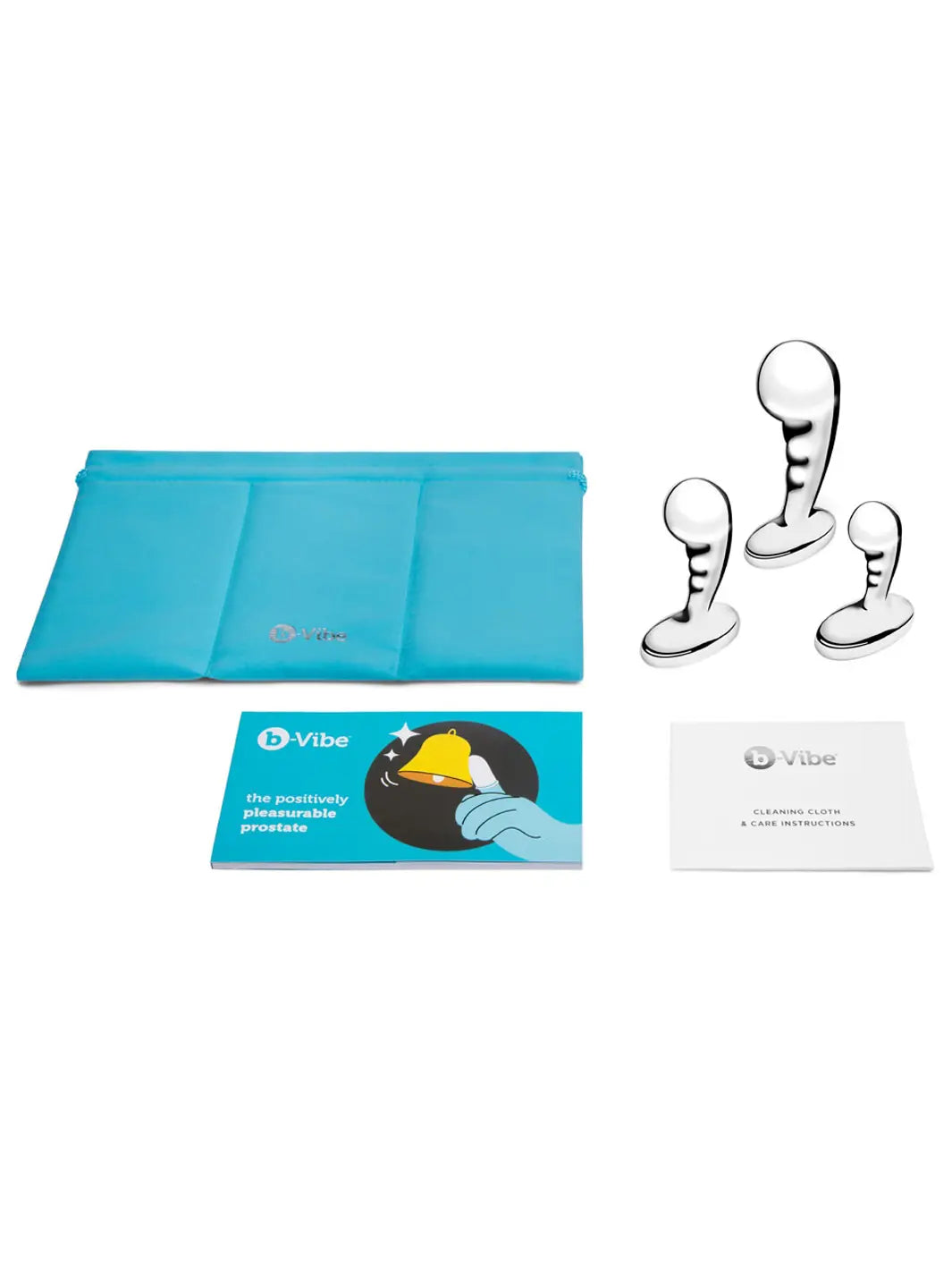 Bvibe Stainless Steel P-Spot Training Set - joujou.com.au