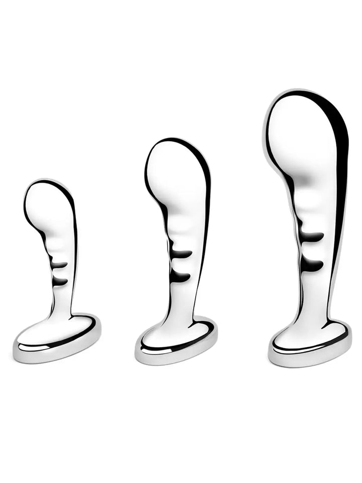 Bvibe Stainless Steel P-Spot Training Set - joujou.com.au