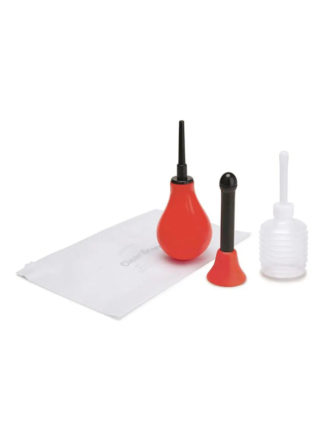 CleanScene 5 Piece Anal Douche Set with Classic & Flared Tips - joujou.com.au