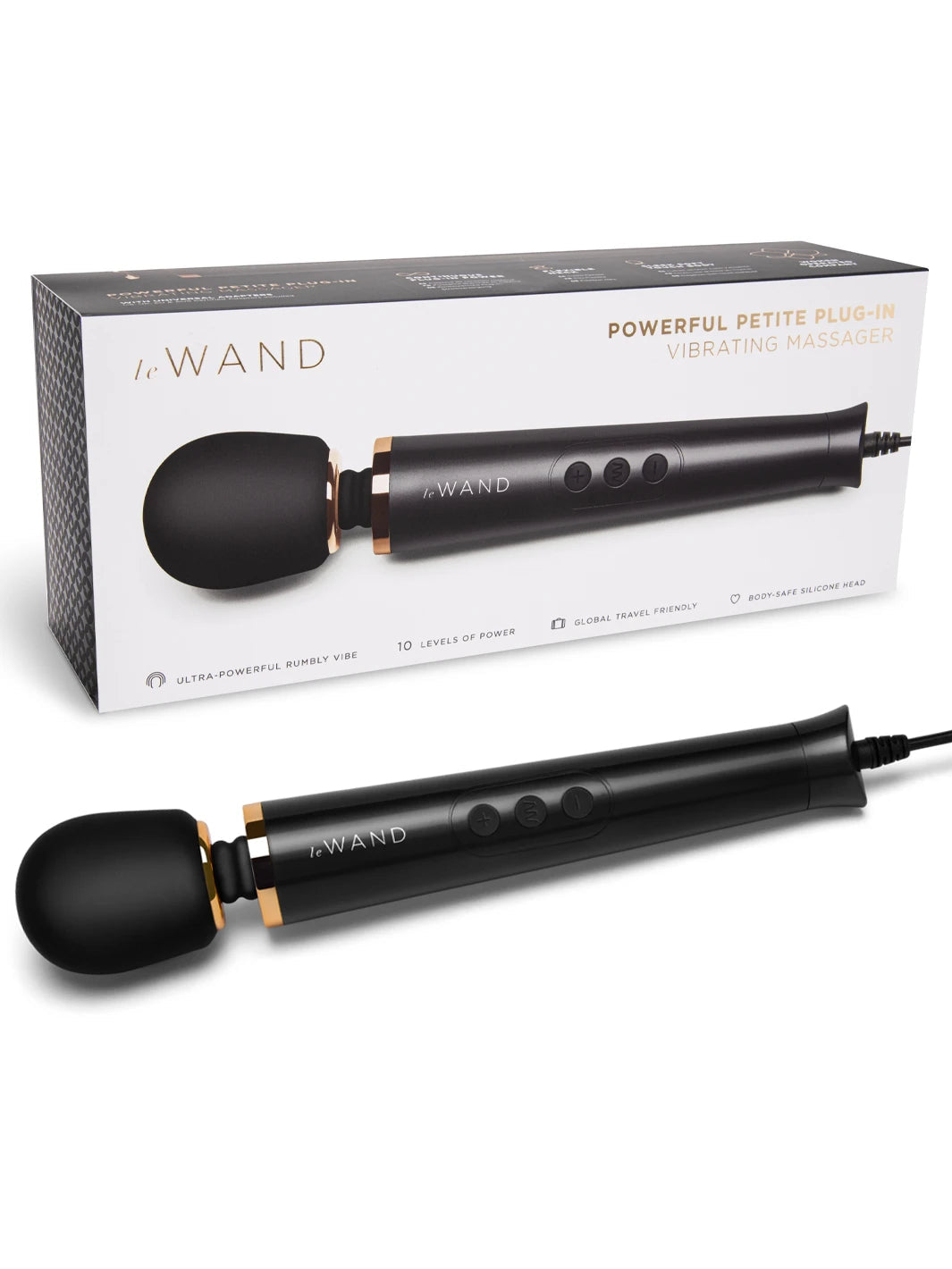 Le Wand Petite Plug-In Vibrating Massager - joujou.com.au