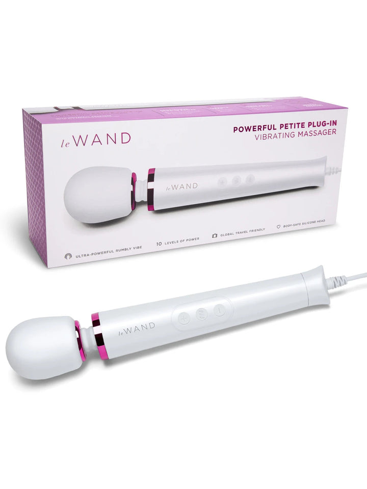 Le Wand Petite Plug-In Vibrating Massager - joujou.com.au