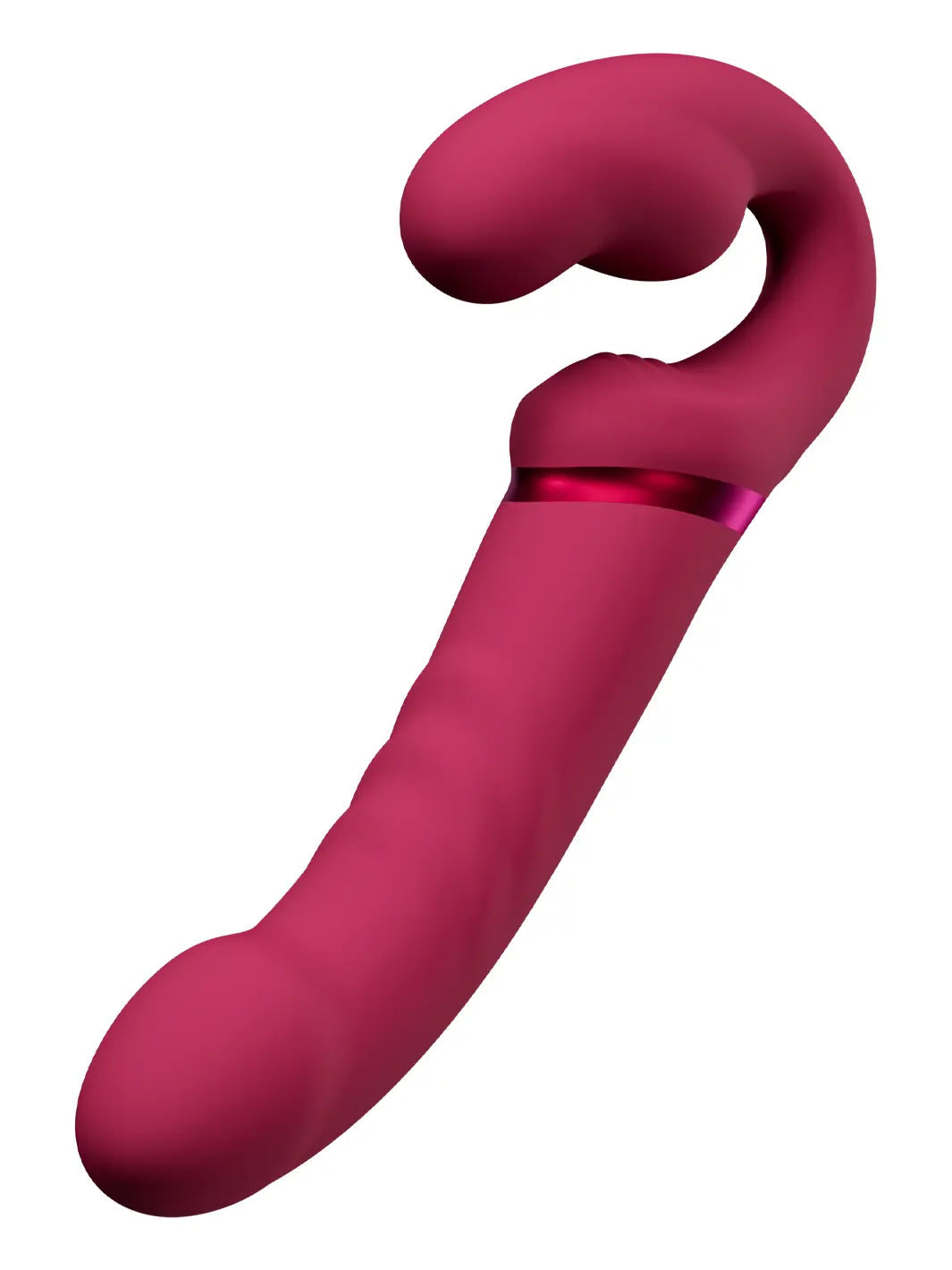 Lovense Lapis Double-Ended Vibrating Strapless Strap-On - joujou.com.au