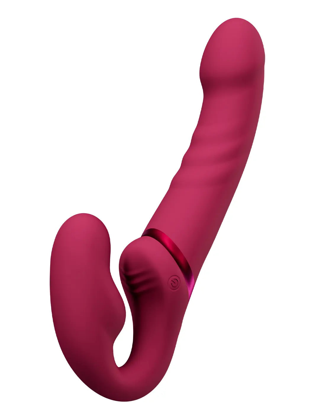 Lovense Lapis Double-Ended Vibrating Strapless Strap-On - joujou.com.au