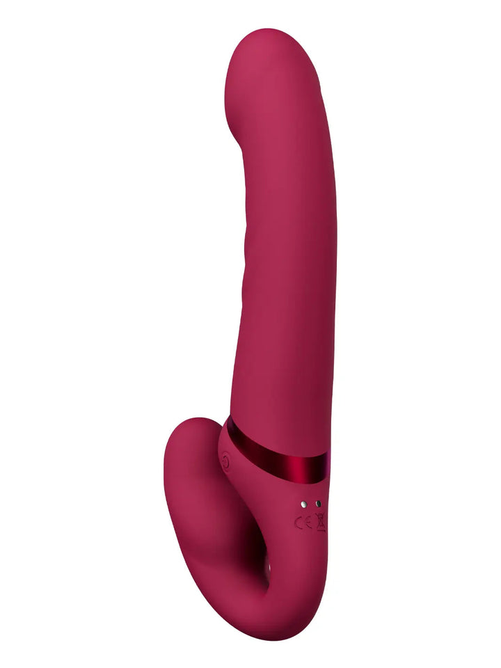 Lovense Lapis Double-Ended Vibrating Strapless Strap-On - joujou.com.au