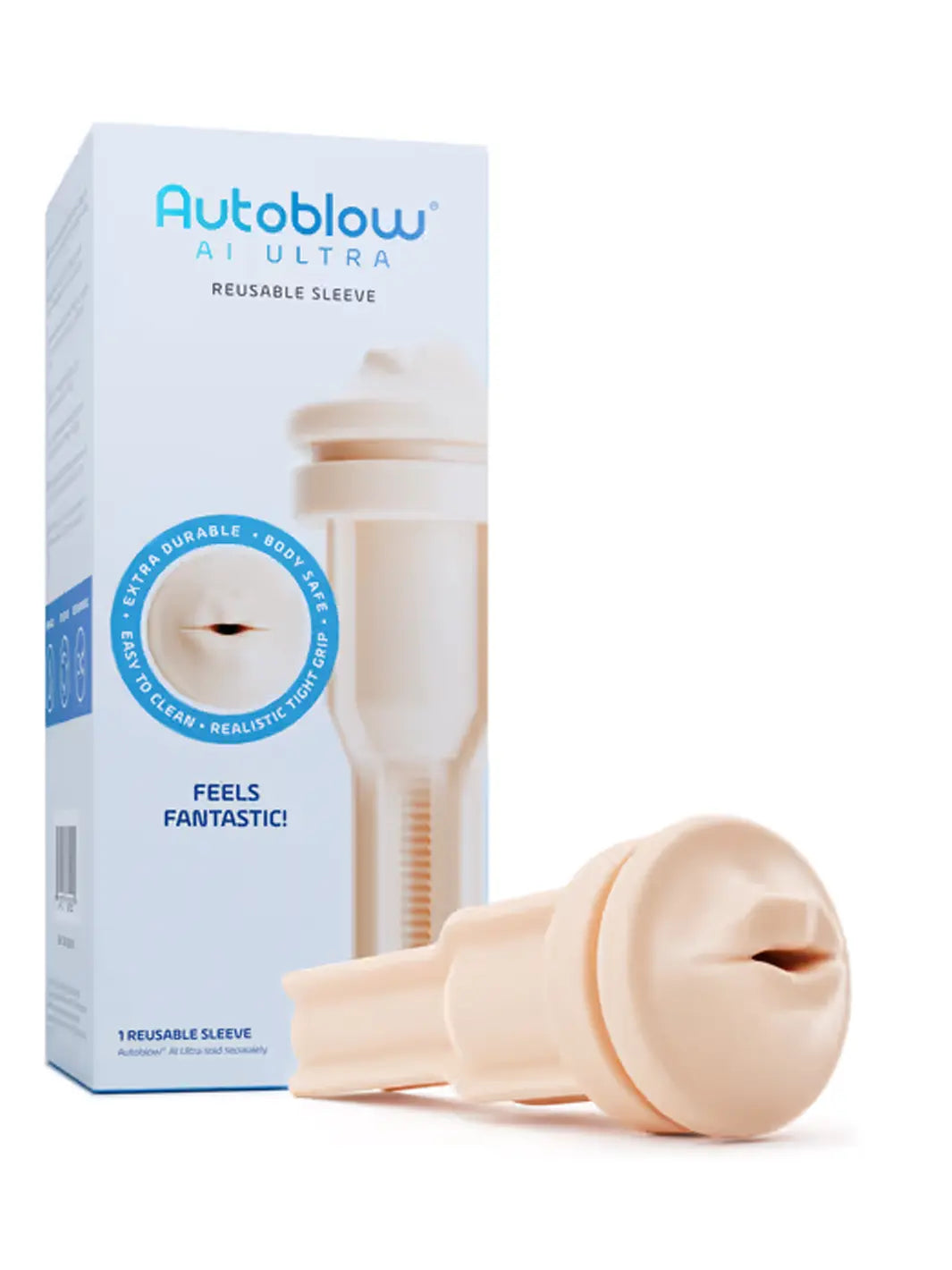 Autoblow A.I. Ultra Silicone Mouth Masturbator Sleeve - joujou.com.au