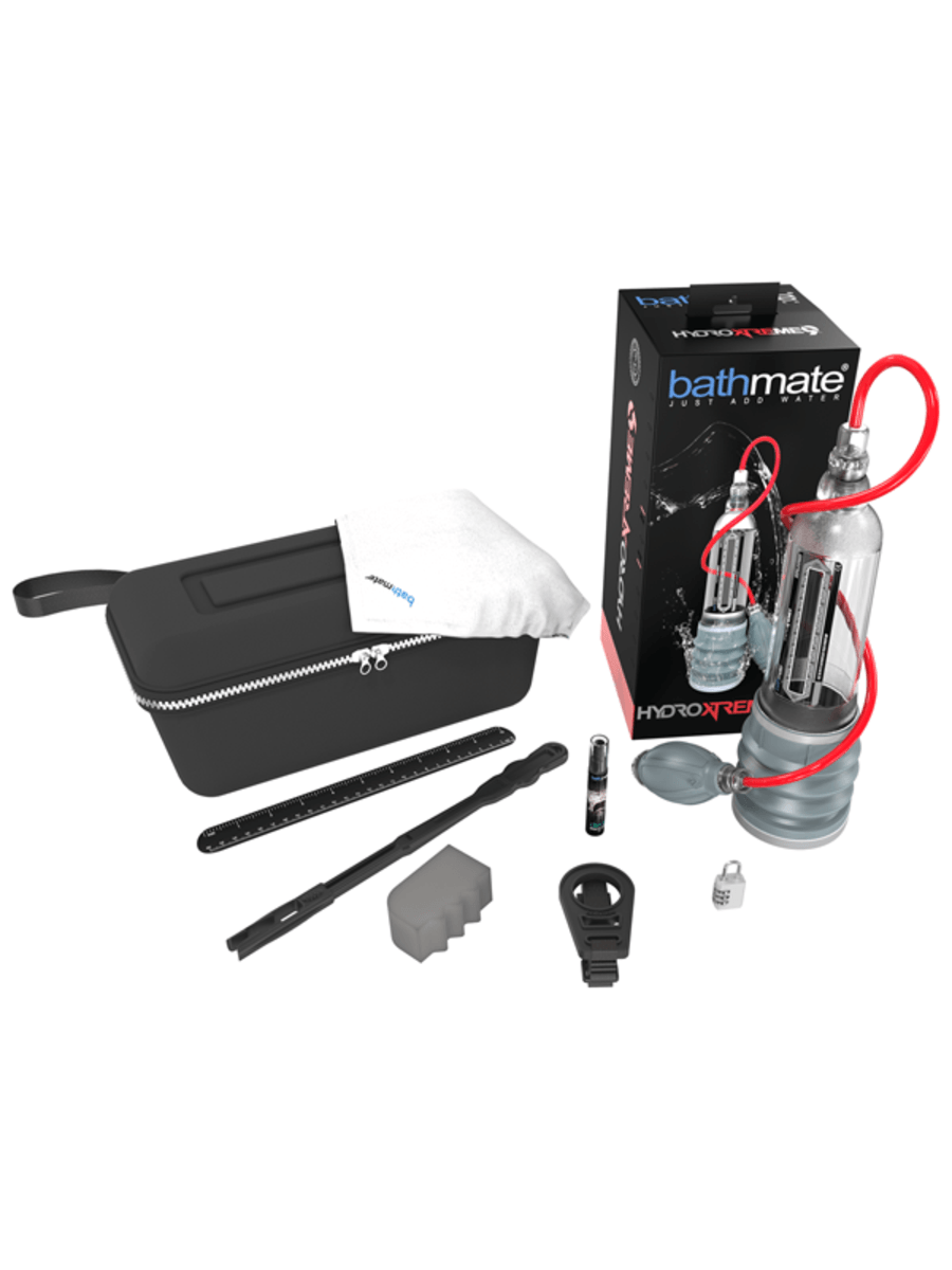 Bathmate Hydroxtreme9 X40 Hydro Pump and Kit Clear