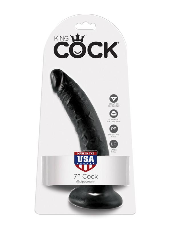 King Cock - 7 in. Cock Black