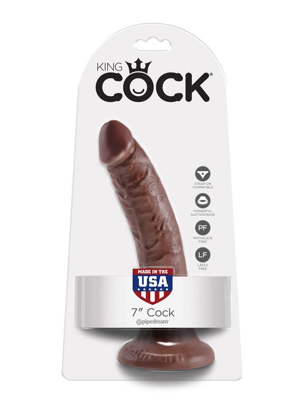 King Cock - 7 in. Cock Brown