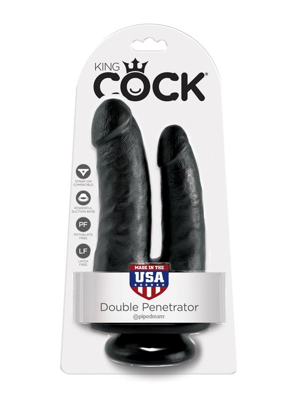 King Cock - Double Penetrator Black