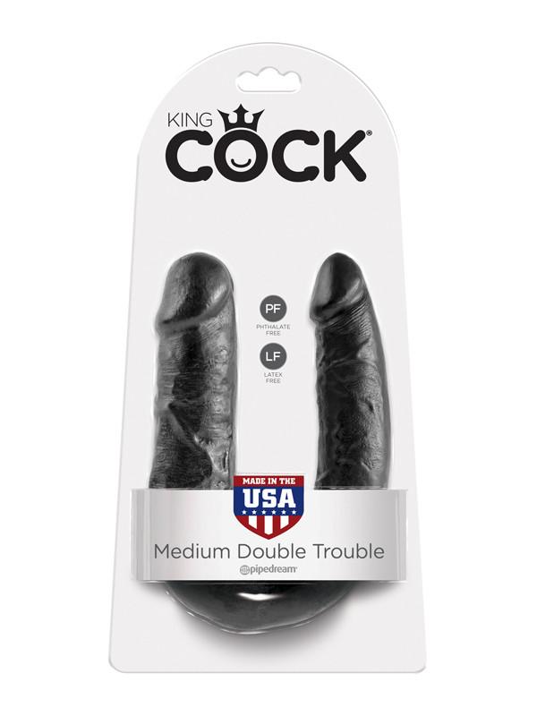 King Cock - M Double Trouble Black