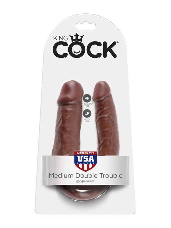 King Cock - M Double Trouble Brown