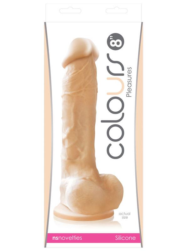 Colours - 8 Inch Realistic Dildo - joujou.com.au