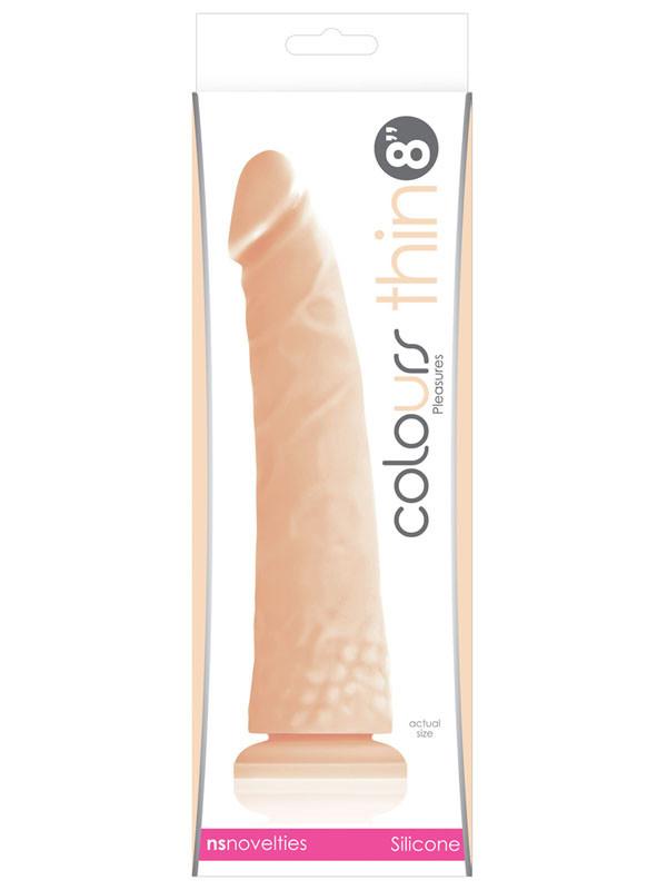 Colours Pleasures Thin 8 in. Dildo - joujou.com.au