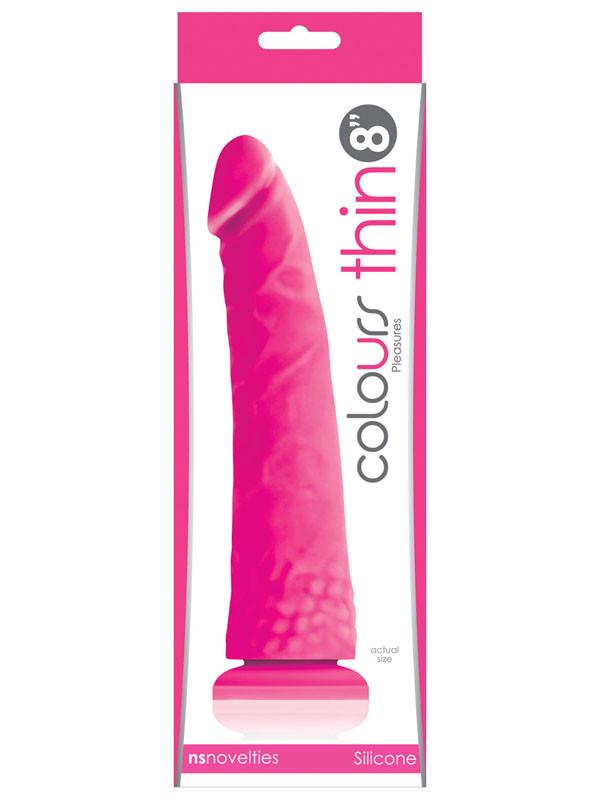 Colours Pleasures Thin 8 in. Dildo - joujou.com.au