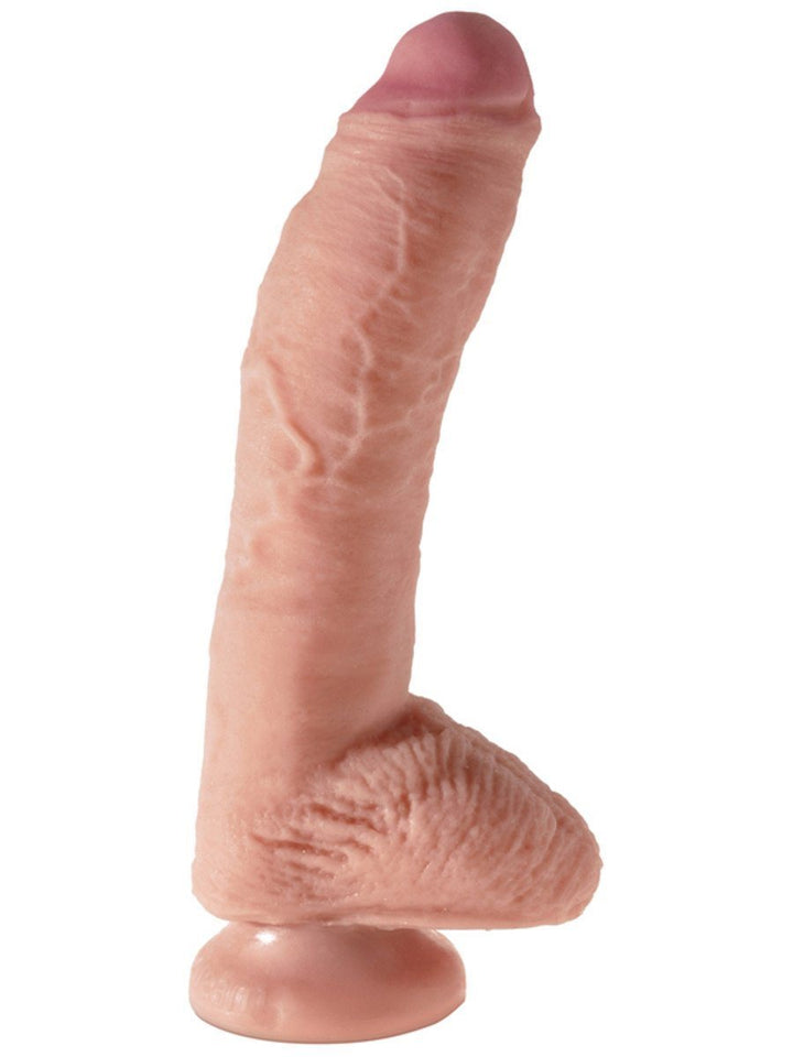 King Cock Dual Density 10 in. Cock with Balls - joujou.com.au