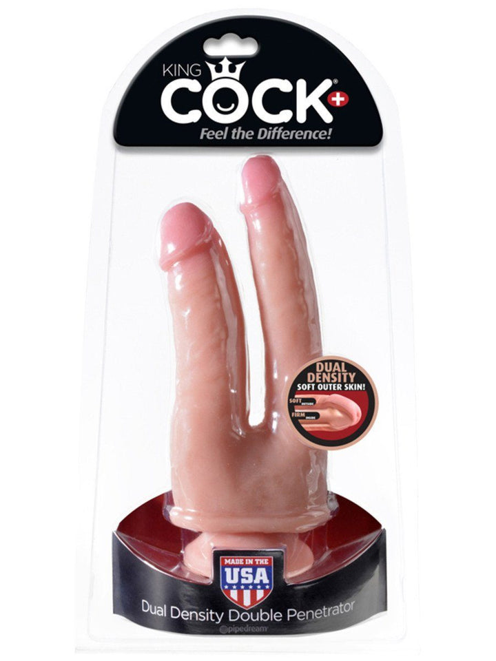 King Cock Dual Density Double Penetrator - joujou.com.au