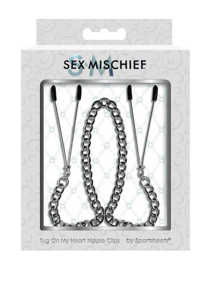 Sex & Mischief Tug On My Heart Nipple Clips - joujou.com.au