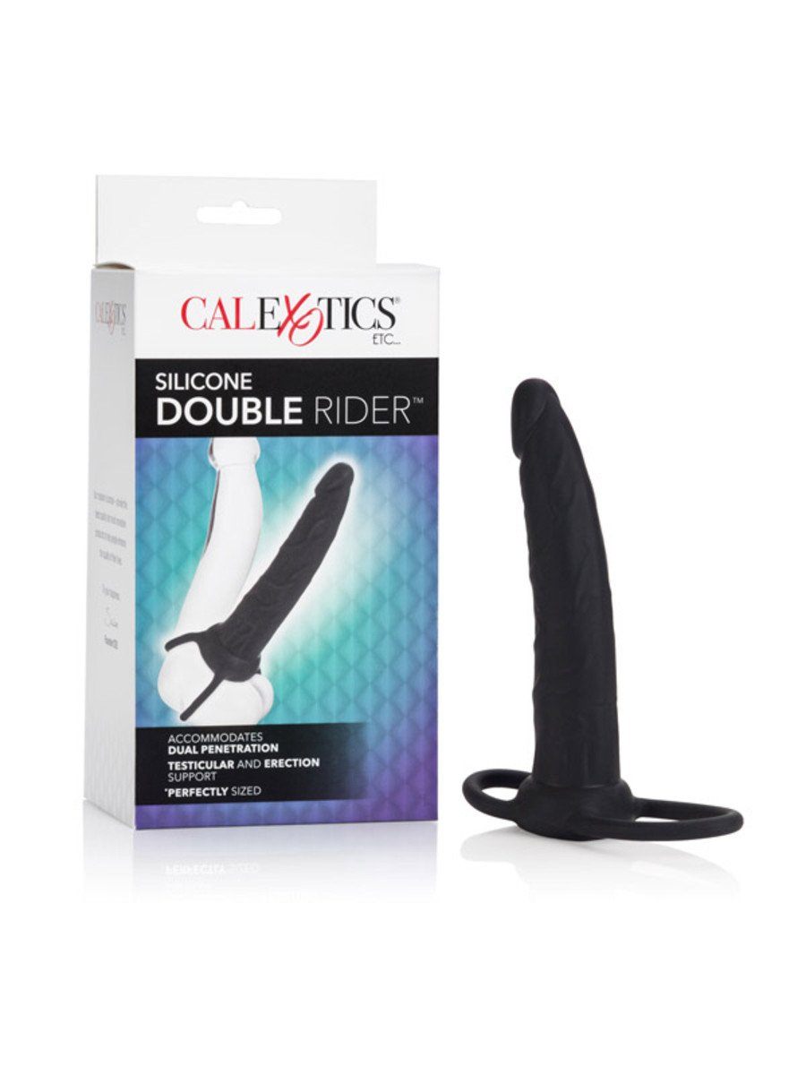 Silicone Love Rider Dual Penetrator - Black