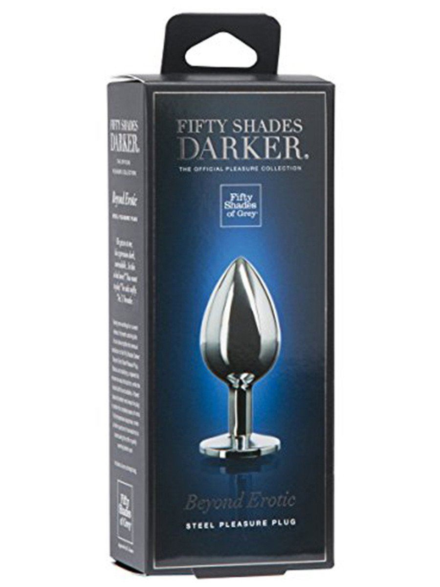 Fifty Shades Darker Beyond Erotic Steel Butt Plug - joujou.com.au