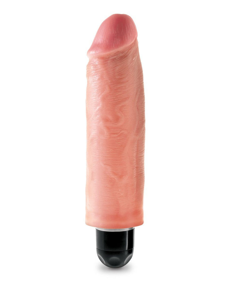 King Cock 6 in. Vibrating Stiffy - joujou.com.au