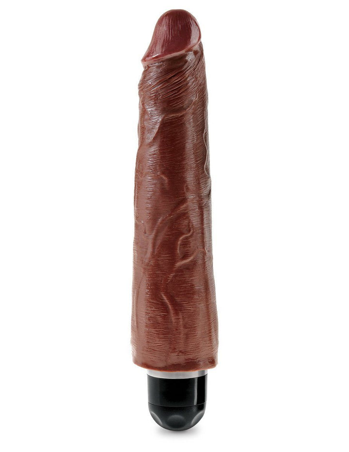 King Cock 9 in. Vibrating Stiffy - joujou.com.au