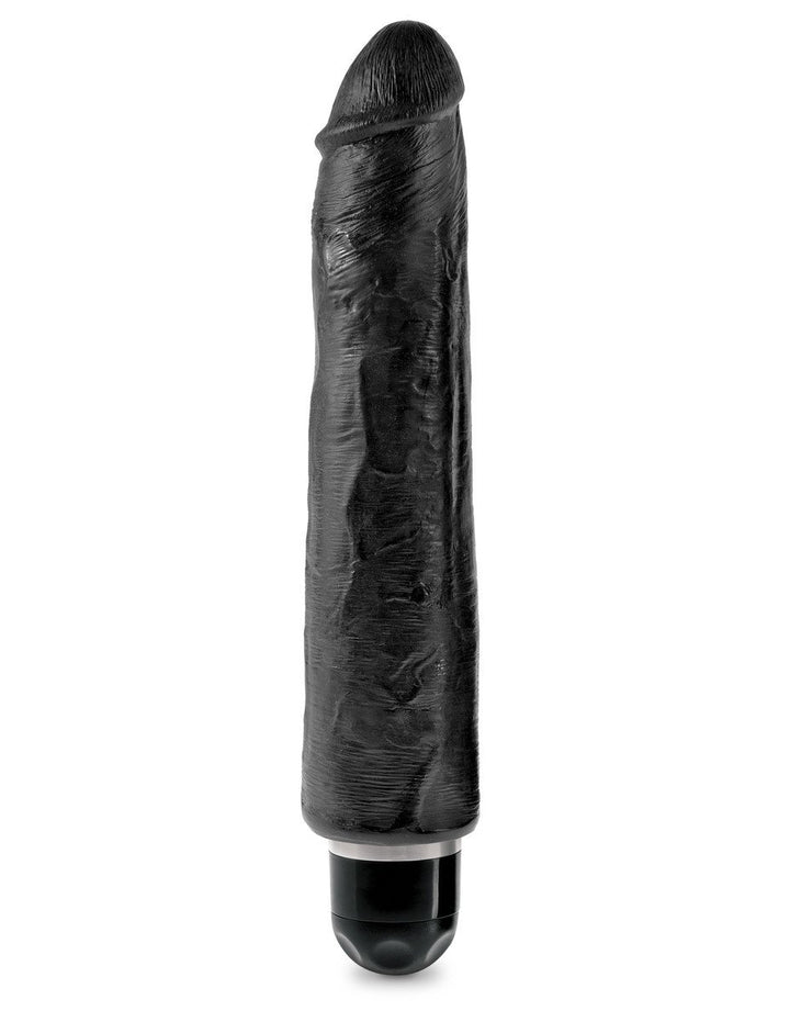 King Cock 10 in. Vibrating Stiffy - joujou.com.au