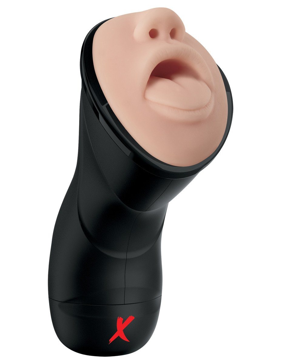 PDX Elite Deep Throat Vibrating Stroker - joujou.com.au