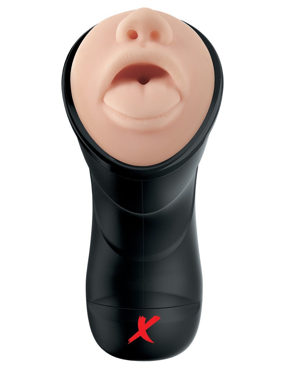 PDX Elite Deep Throat Vibrating Stroker - joujou.com.au