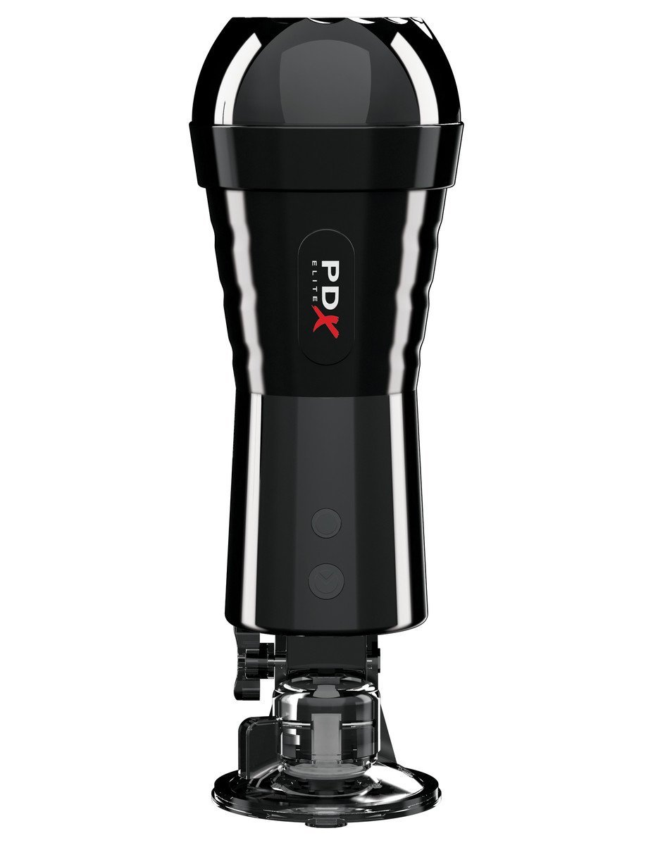 PDX ELITE Cock Compressor Vibrating Stroker - joujou.com.au