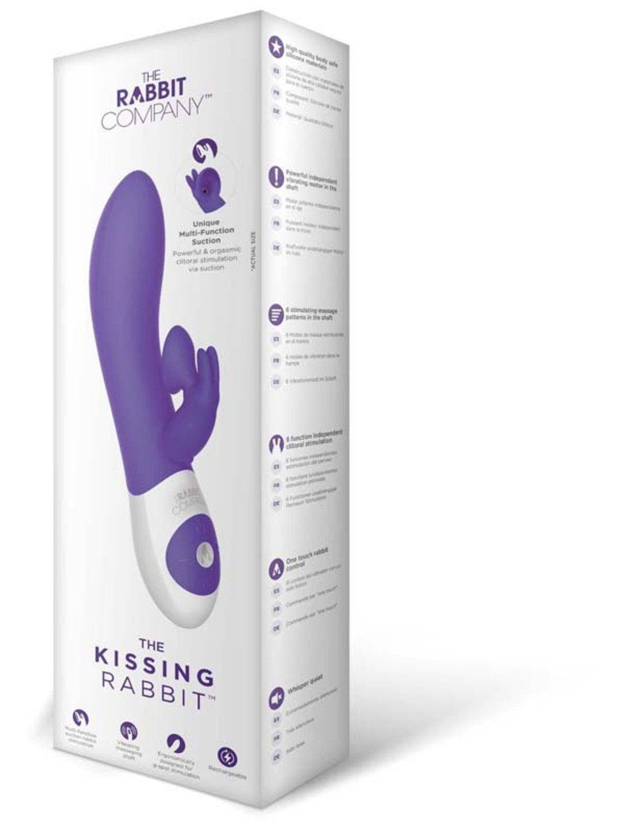 Kissing Rabbit Rechargeable Clitoral Suction Vibrator - joujou.com.au