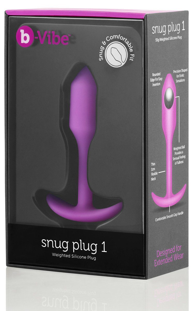 bVibe Snug Plug - Weighted Butt Plugs - joujou.com.au