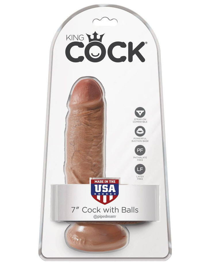 King Cock - 7 in. Cock With Balls