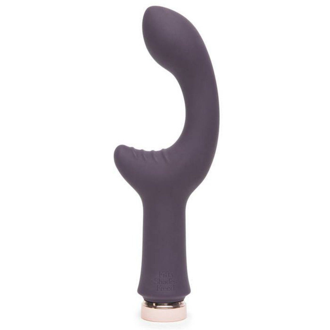 Fifty Shades Freed Lavish Attention Rechargeable Clitoral and G-Spot Vibrator - joujou.com.au