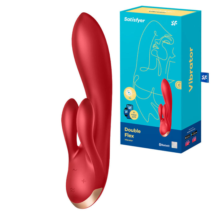 Satisfyer Double Flex Rabbit Vibrator - joujou.com.au