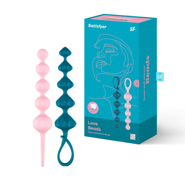 Satisfyer Love Beads Silicone Anal beads - joujou.com.au